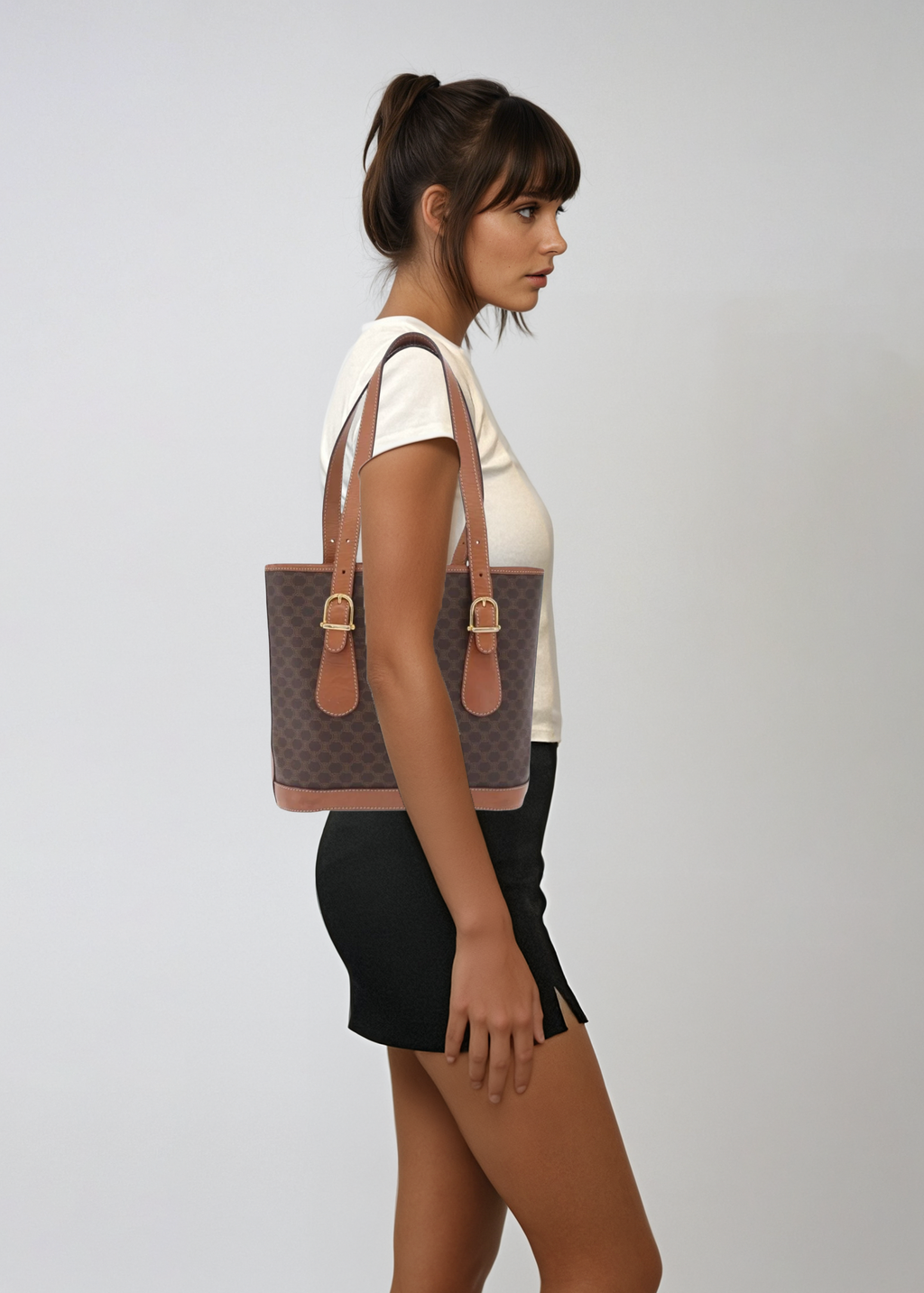 Celine Brown Macadam Tote