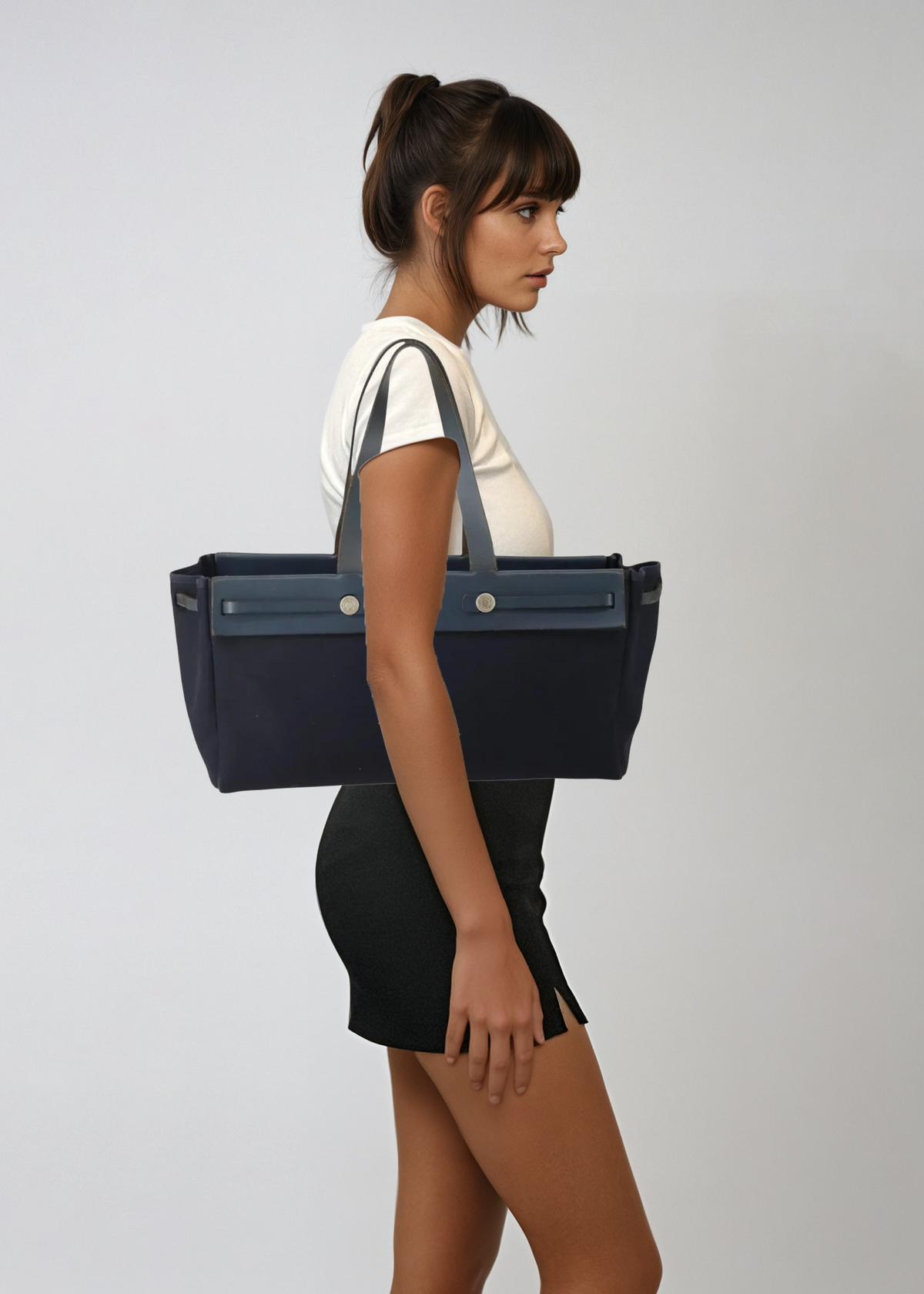 Hermès Navy Herbag