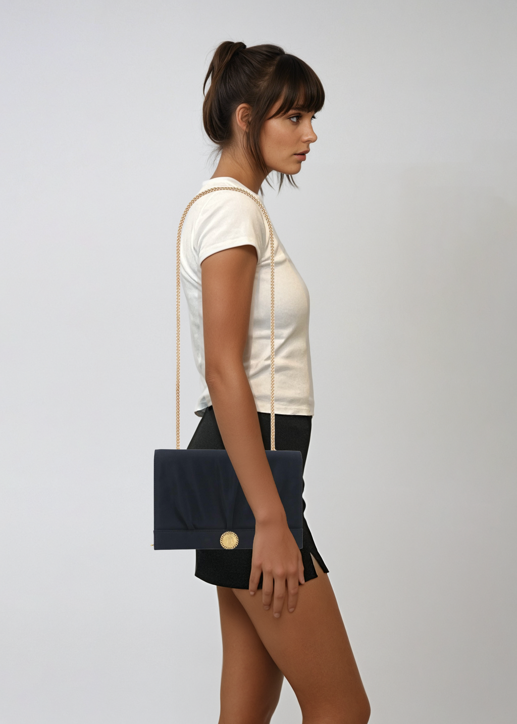 Celine Black Chain Crossbody Bag