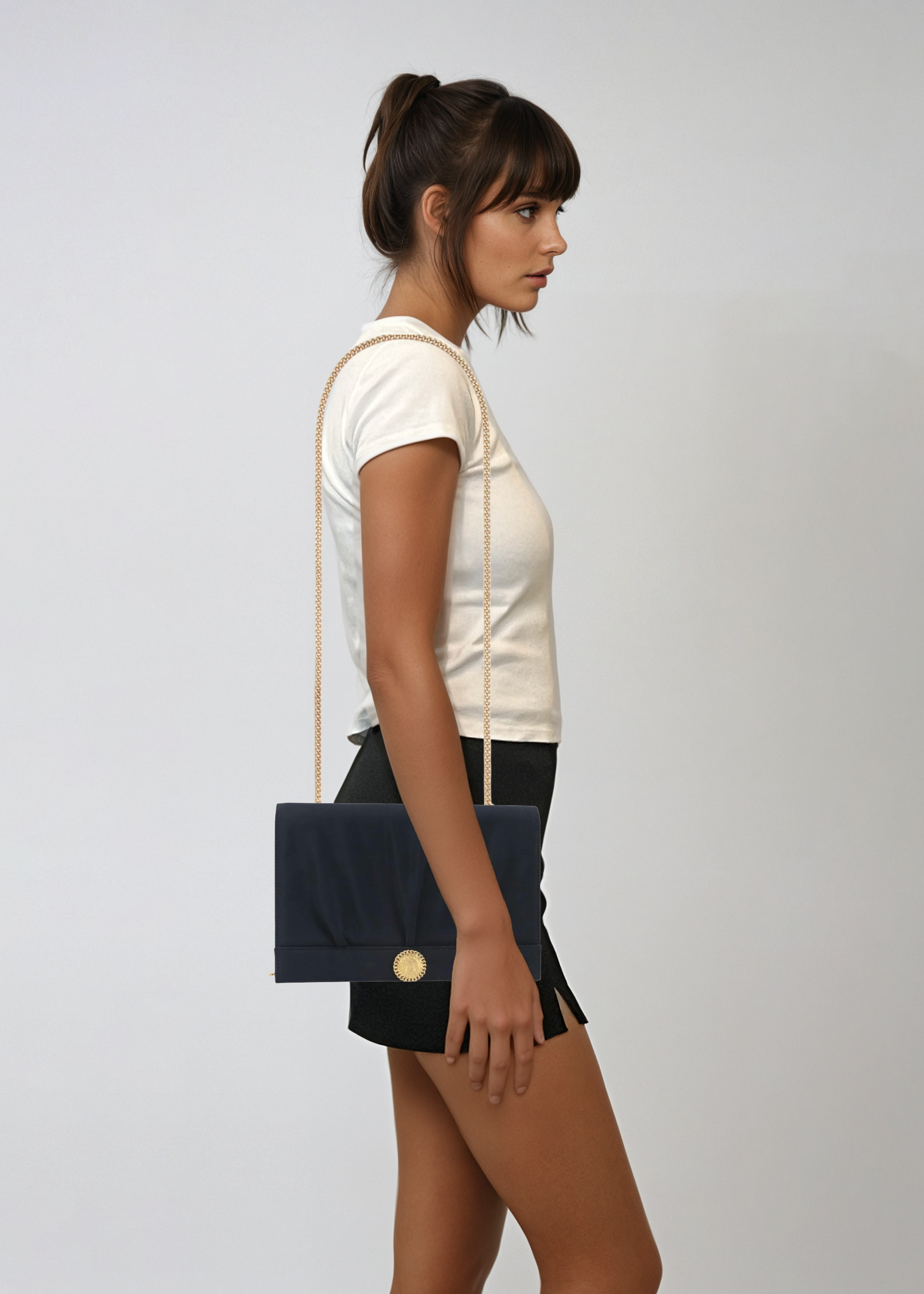 Celine Black Chain Crossbody Bag