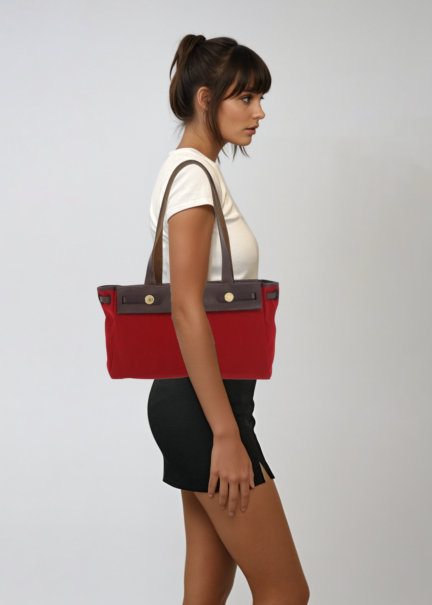 Hermès Red or Orange Herbag