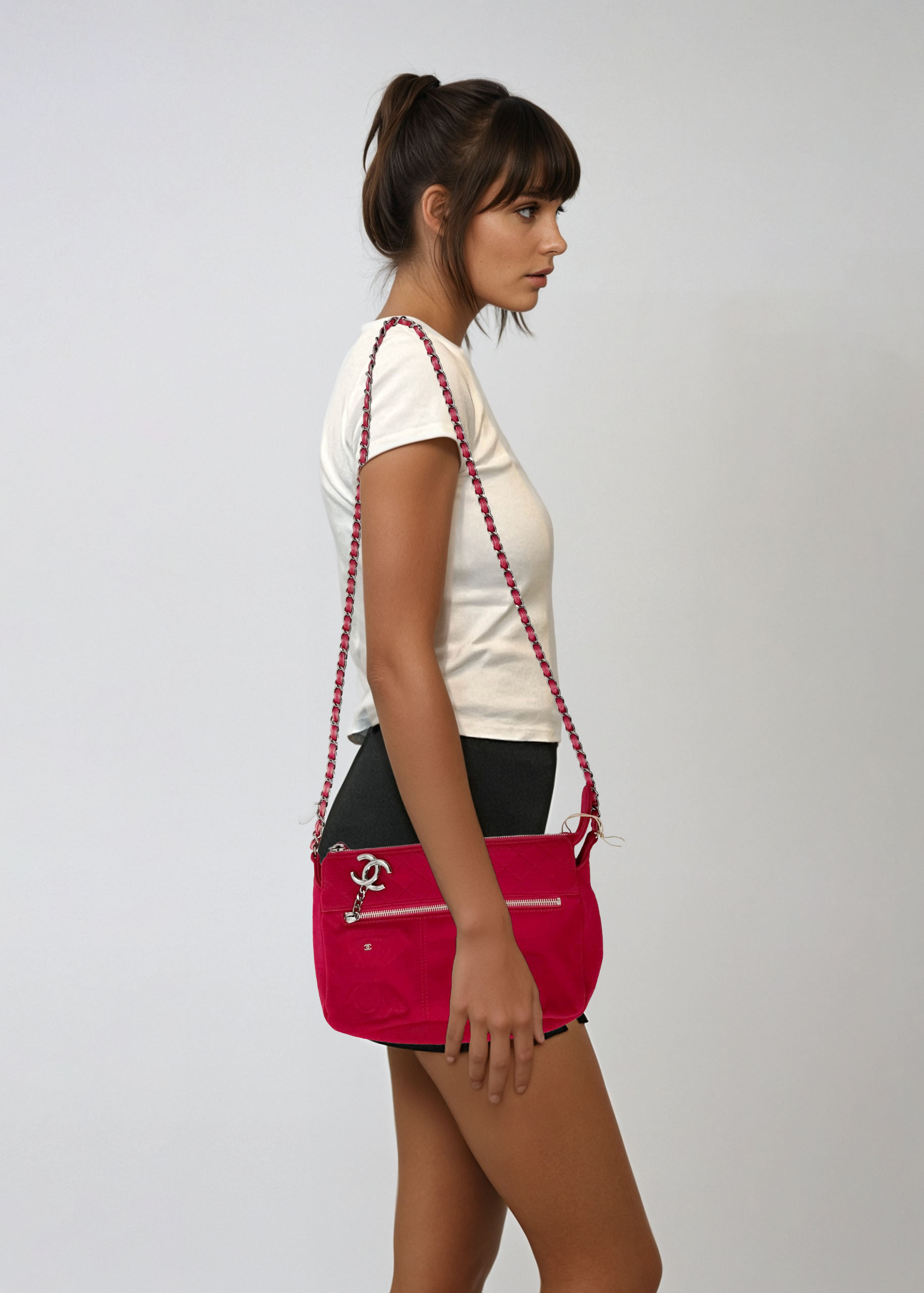 Chanel Red Shoulder Bag