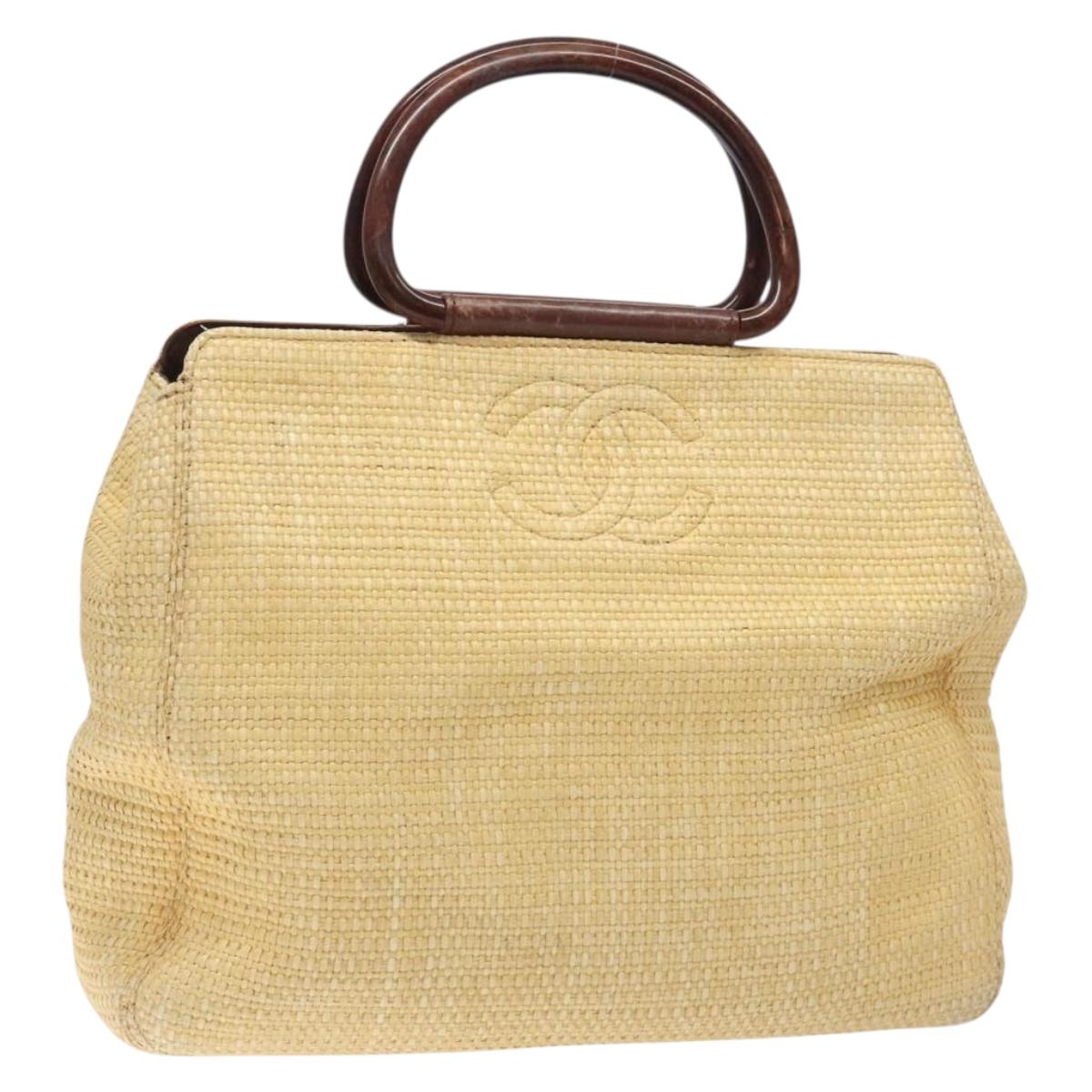Chanel Raffia Tote