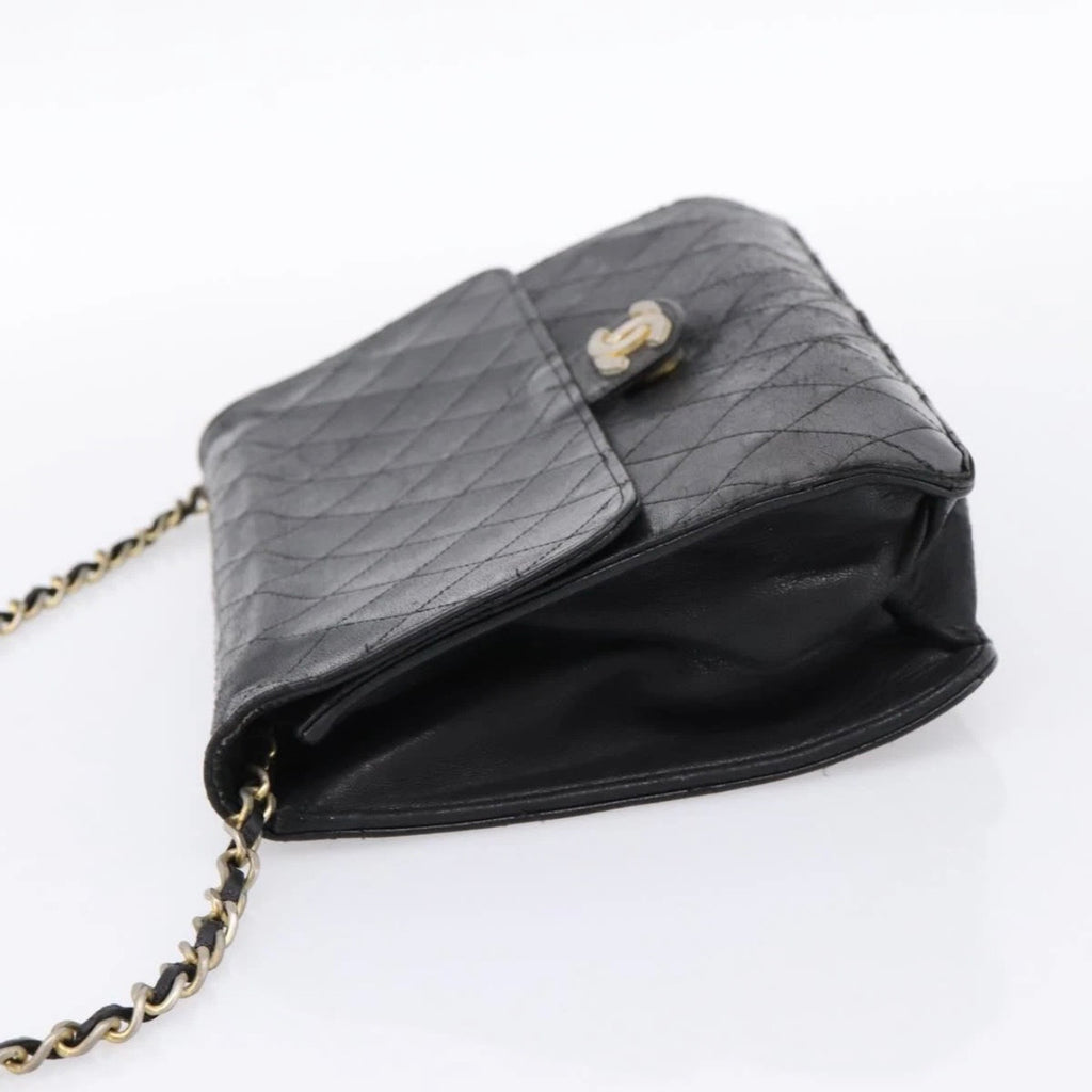 Chanel Black Quilted Leather Flap Bag