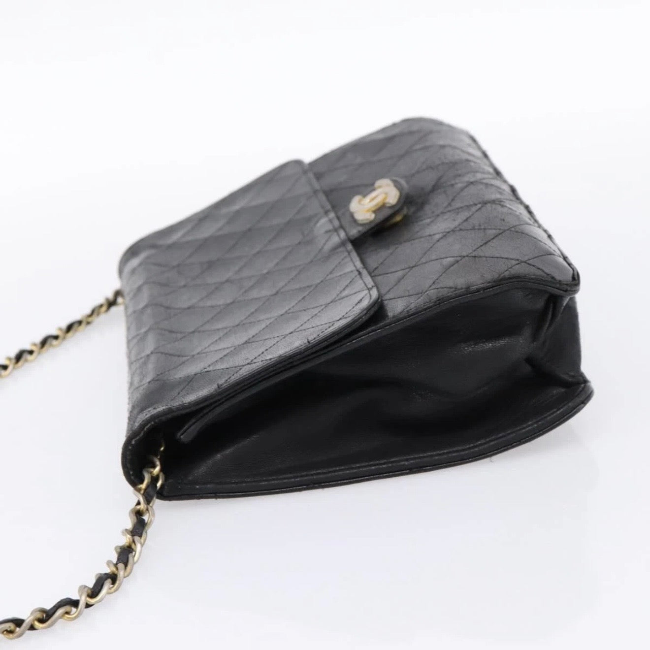 Chanel Black Quilted Leather Flap Bag