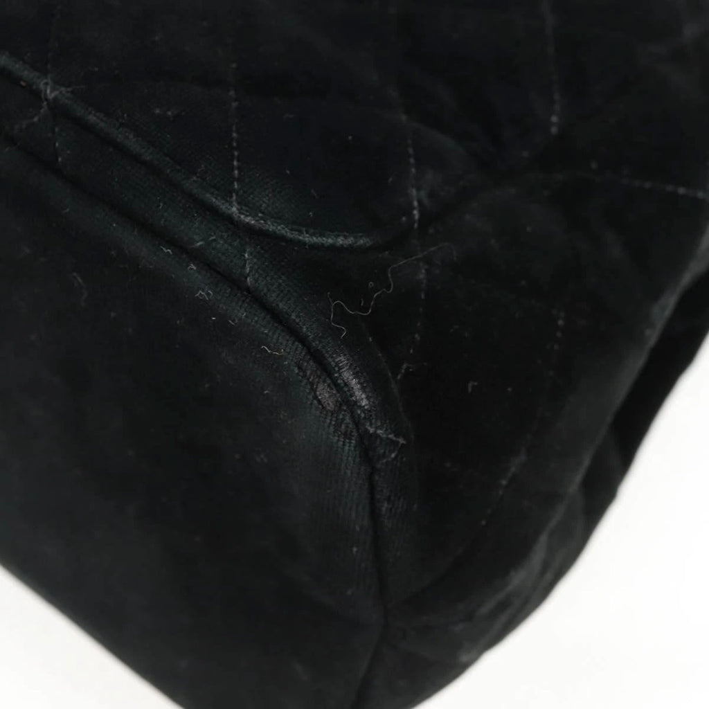 Chanel Black Velvet Handbag