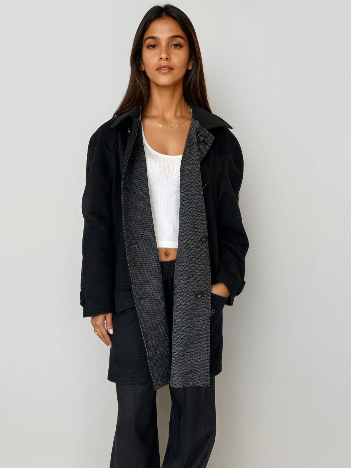 Loro Piana Patterned Coat