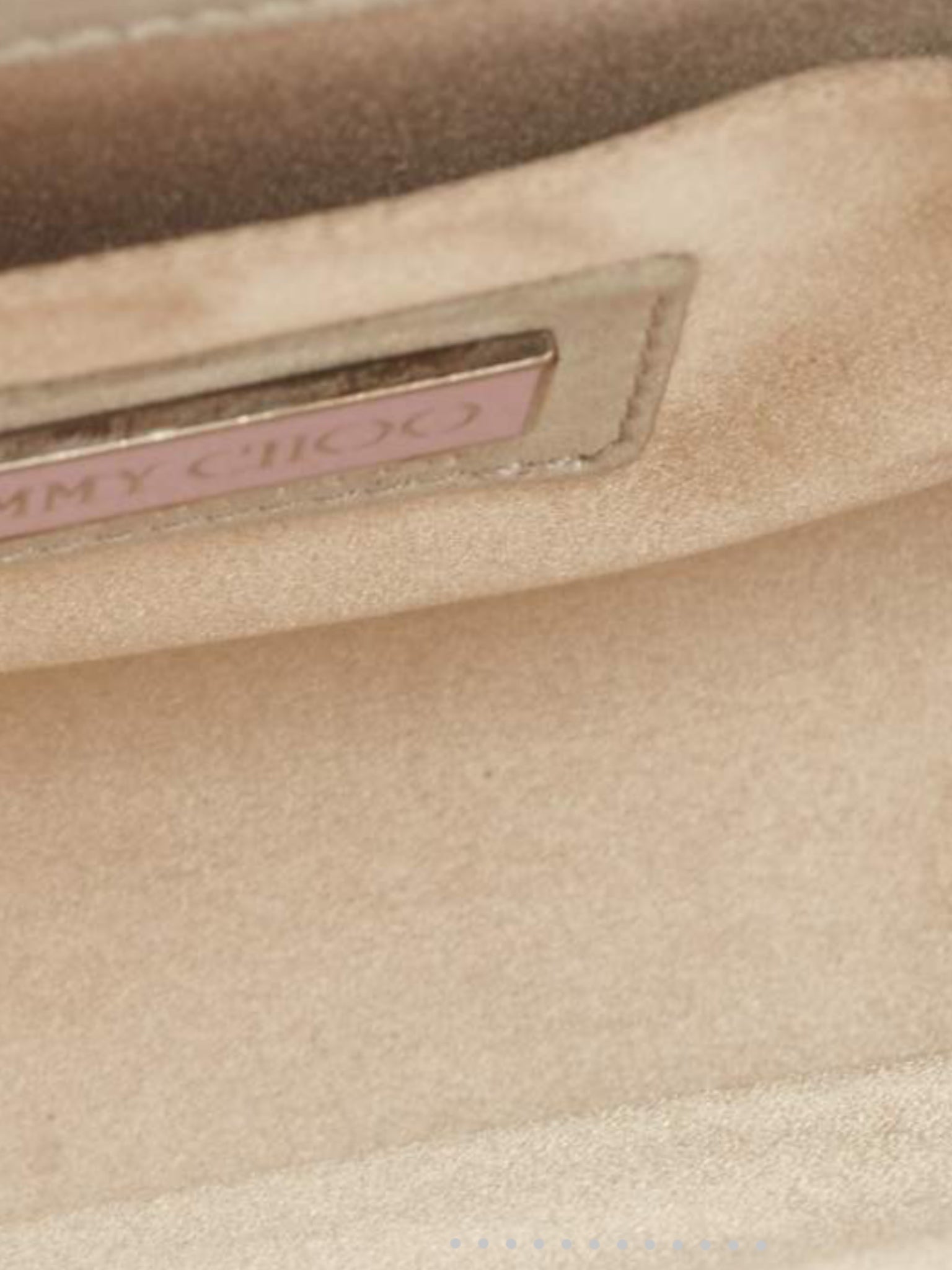 Jimmy Choo Glitter Envelope Clutch/Bag
