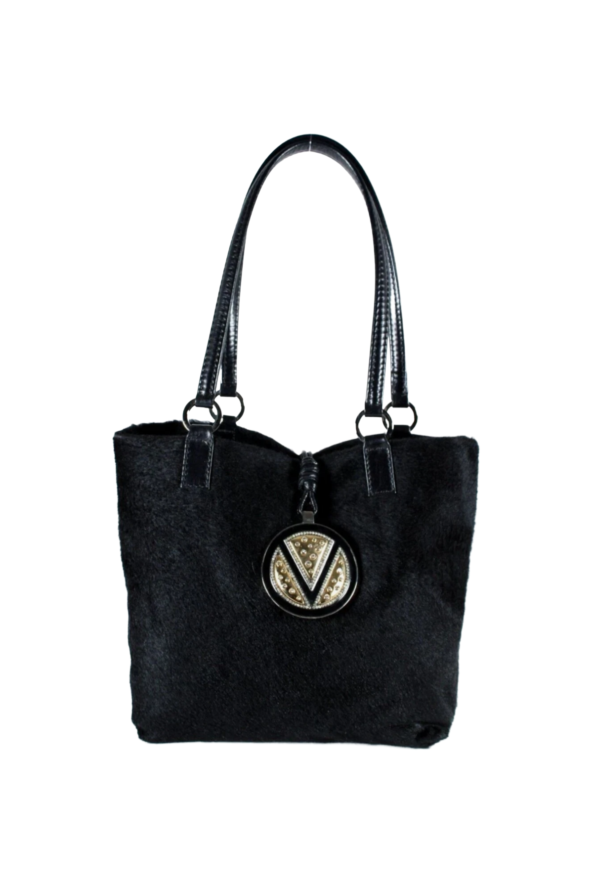 Valentino Black Ponyhair Tote