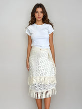 Load image into Gallery viewer, Chloe Crochet Ivory Skirt
