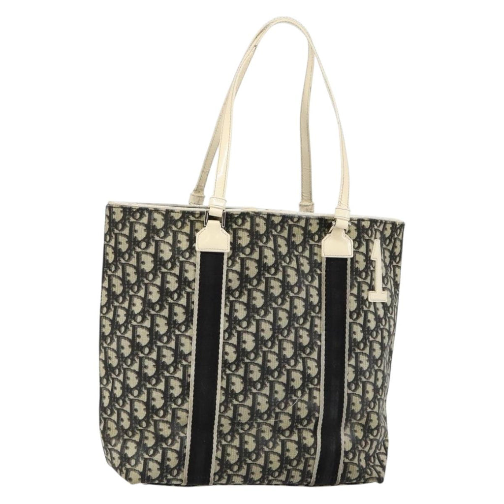 Dior Navy Canvas Trotter Bag