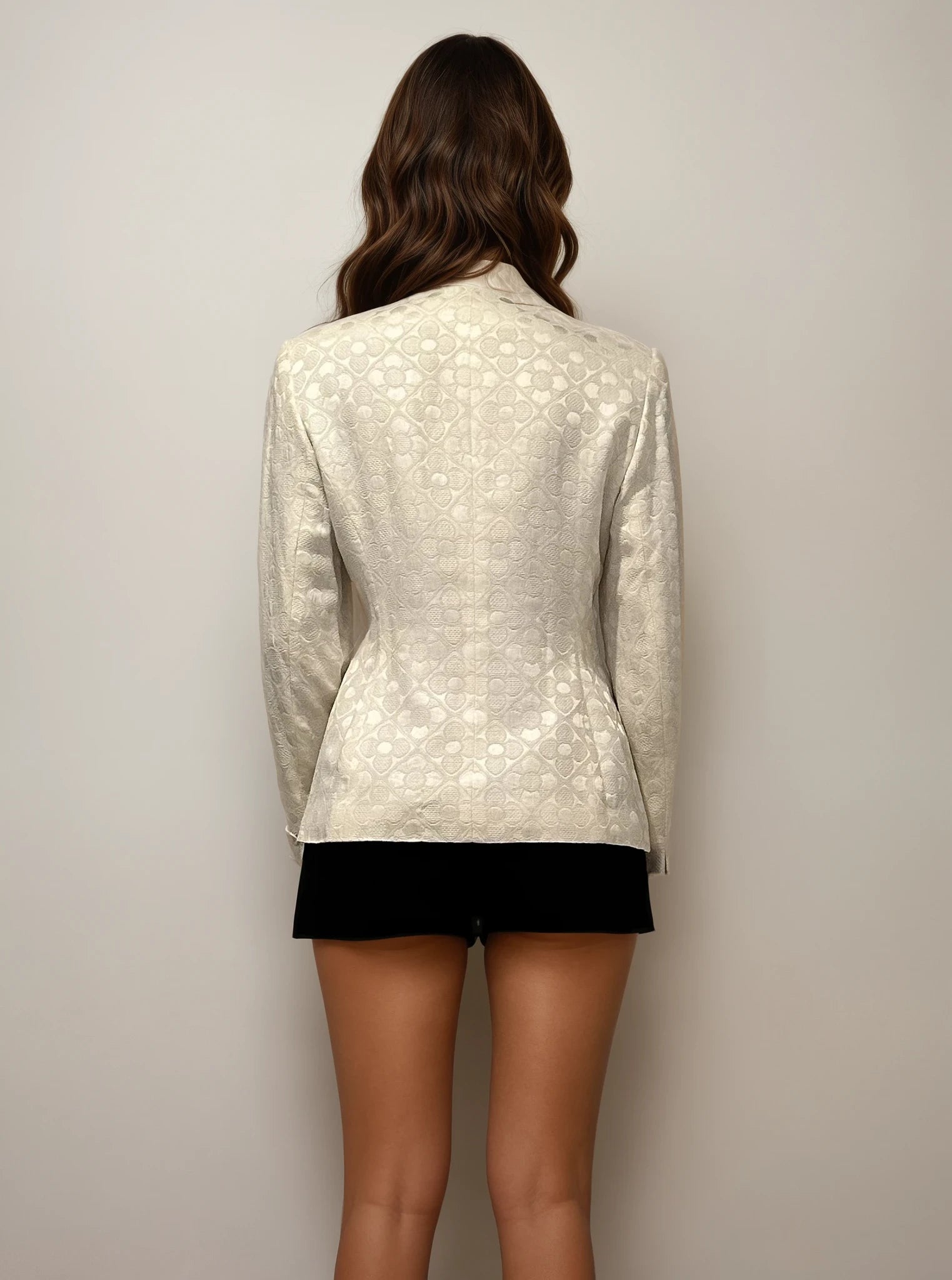 Dior White Crystal Blazer