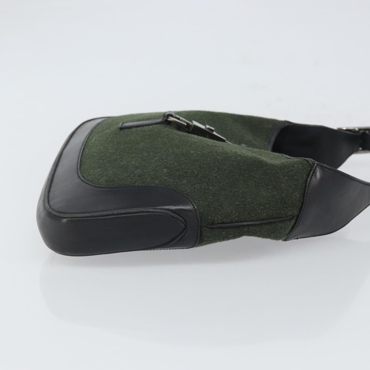 Gucci Green and Black Jackie Bag