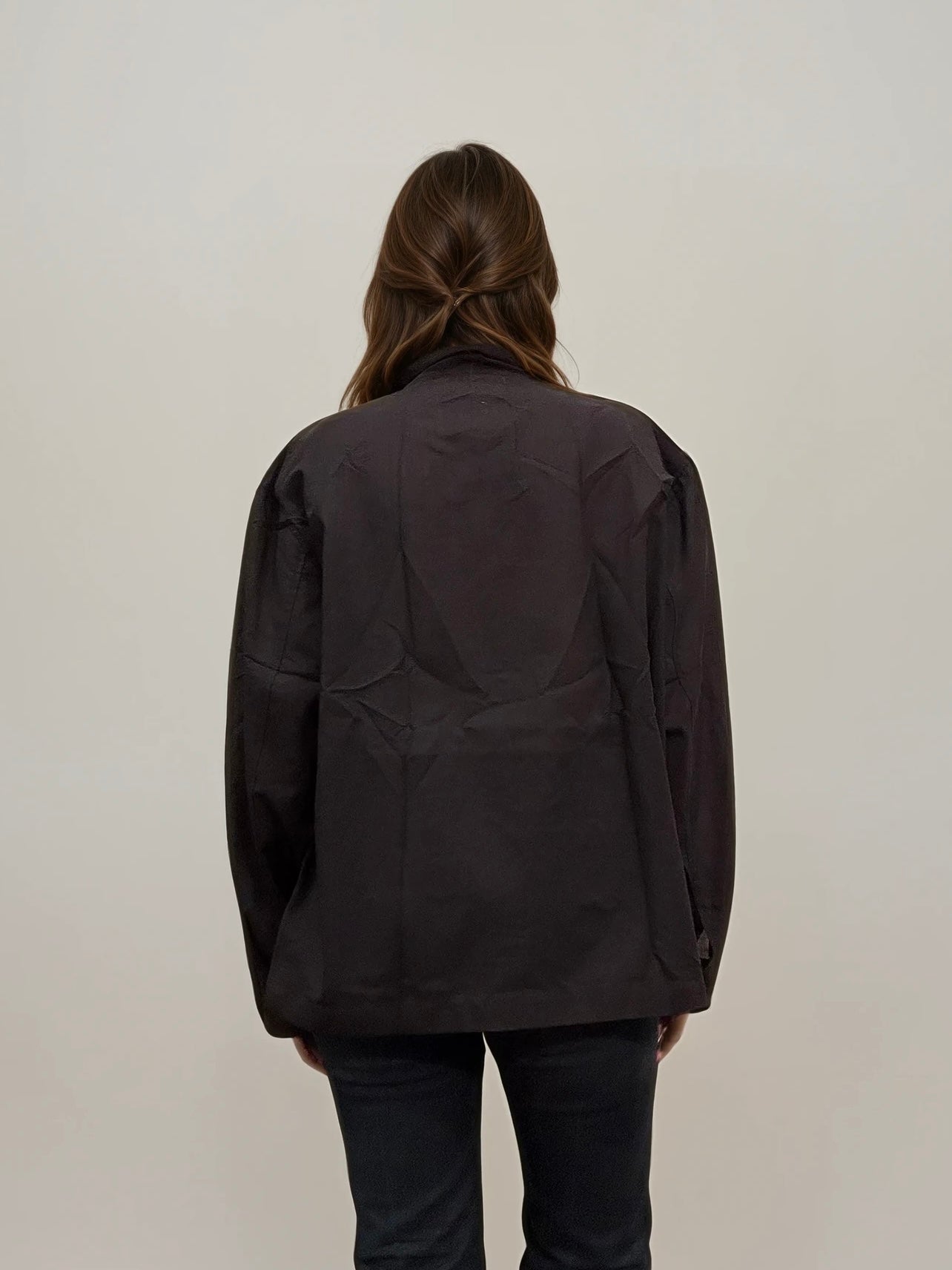 YSL Black Sheer Bomber