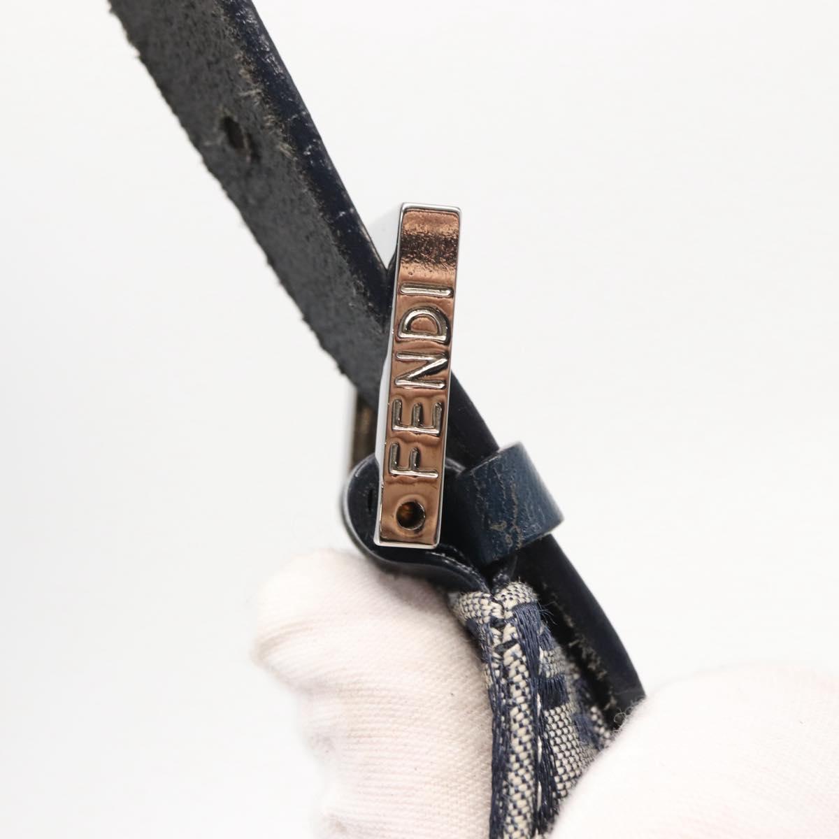 Fendi Navy Zucchino Baguette