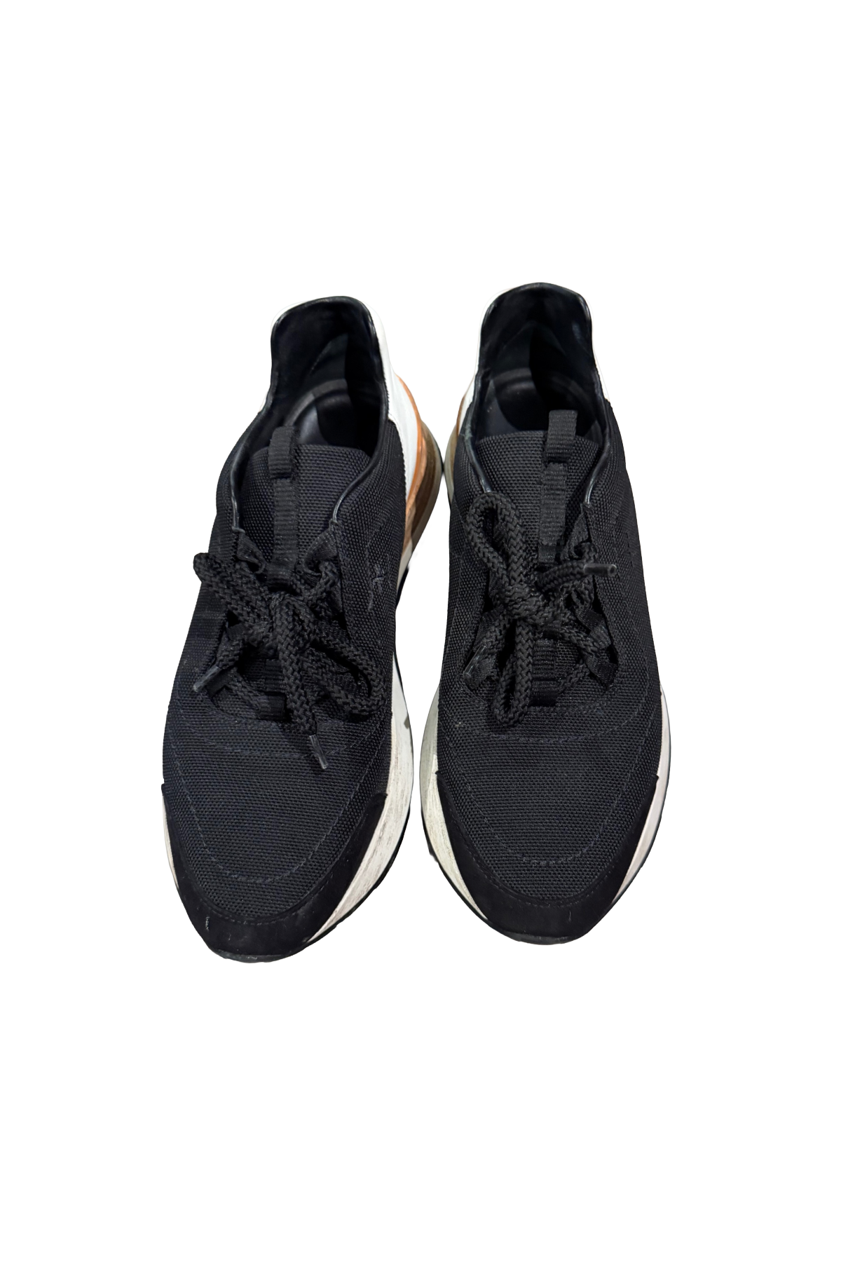Hermes Black Canvas Sneakers