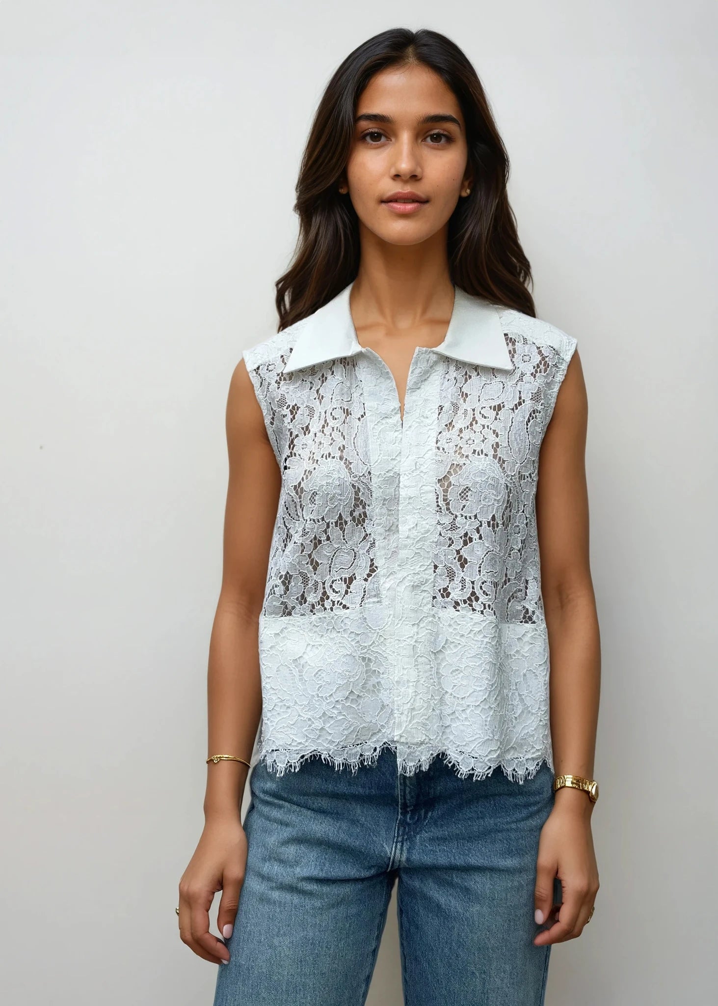 Balenciaga Lace Top