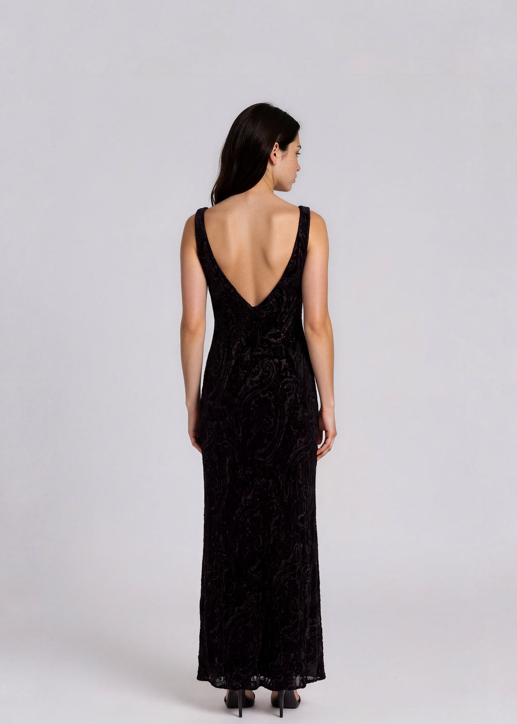 Black Embellished Gown