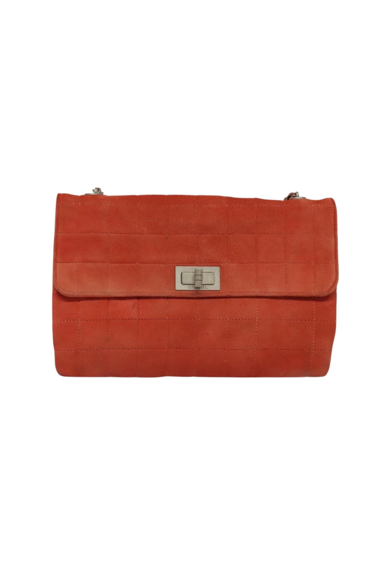 Chanel Red Suede Re-issue Flap Bag