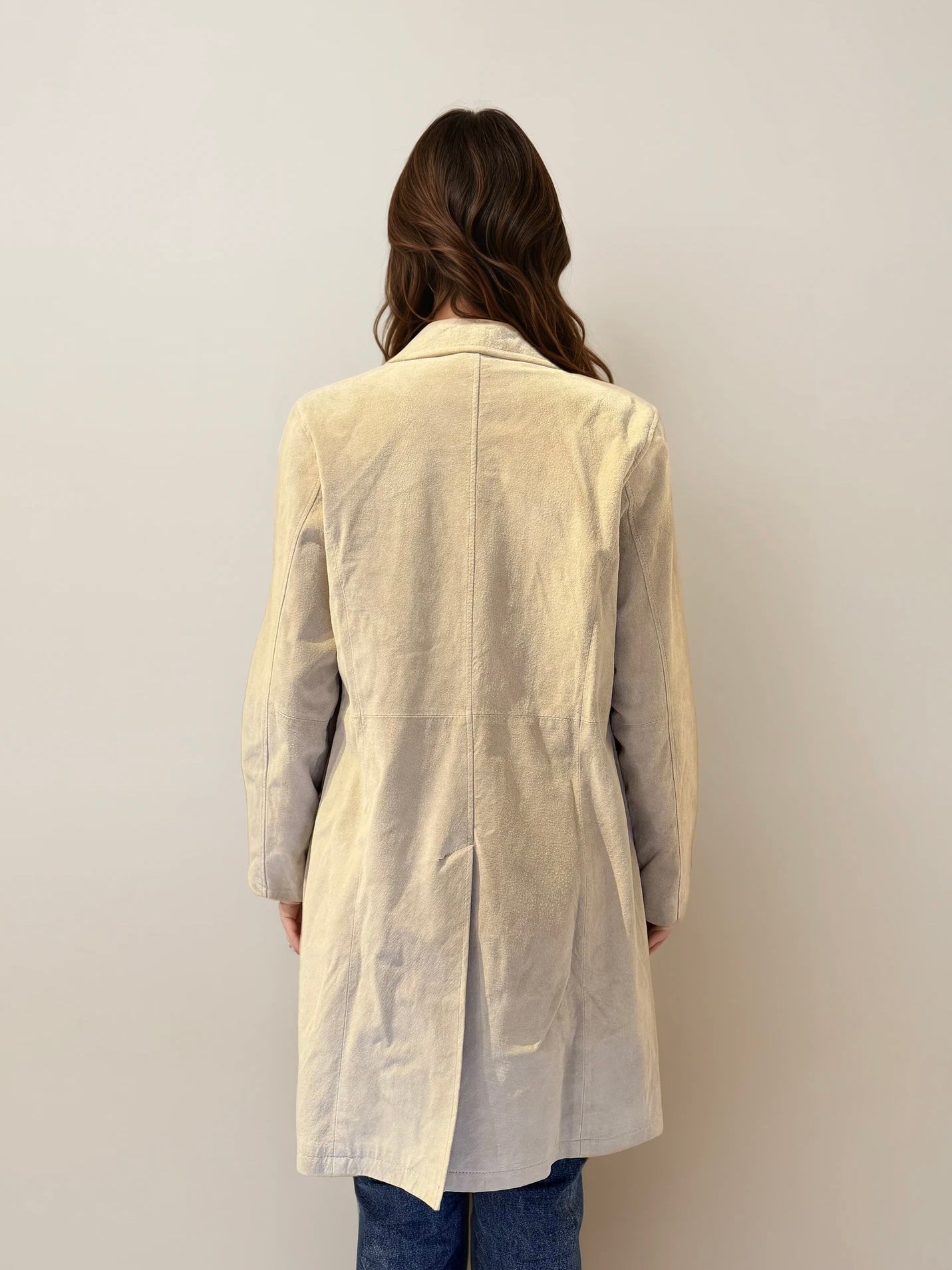 Tan Suede Collared Jacket