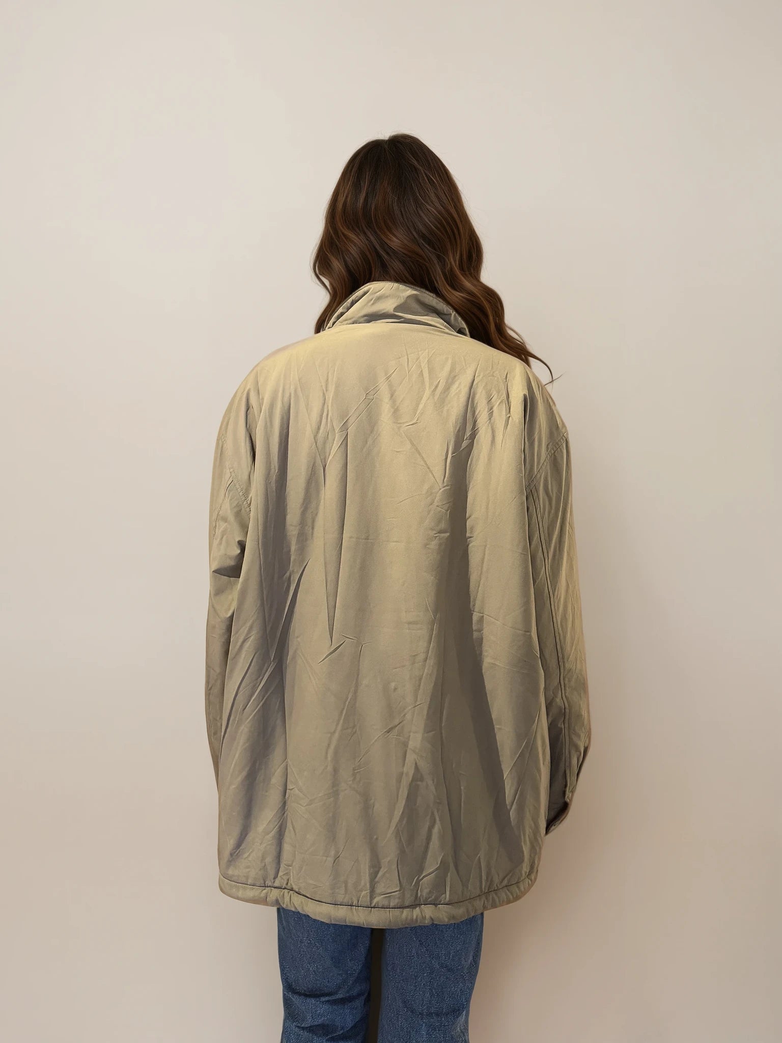 YSL Brown Fleece Lined Bomber