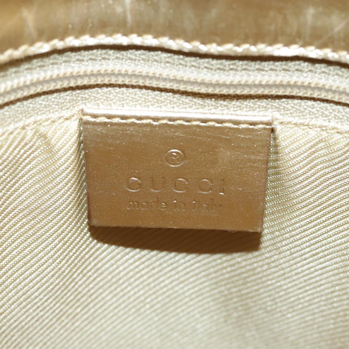 Gucci Gold Monogram Mini Tote
