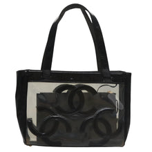 Load image into Gallery viewer, Chanel Black and Vinyl Tote
