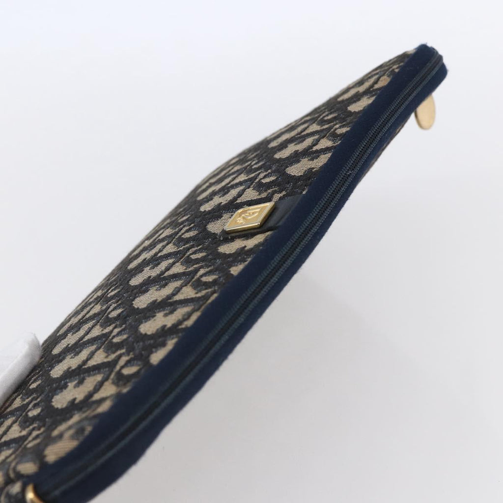 Dior Navy Monogram Clutch