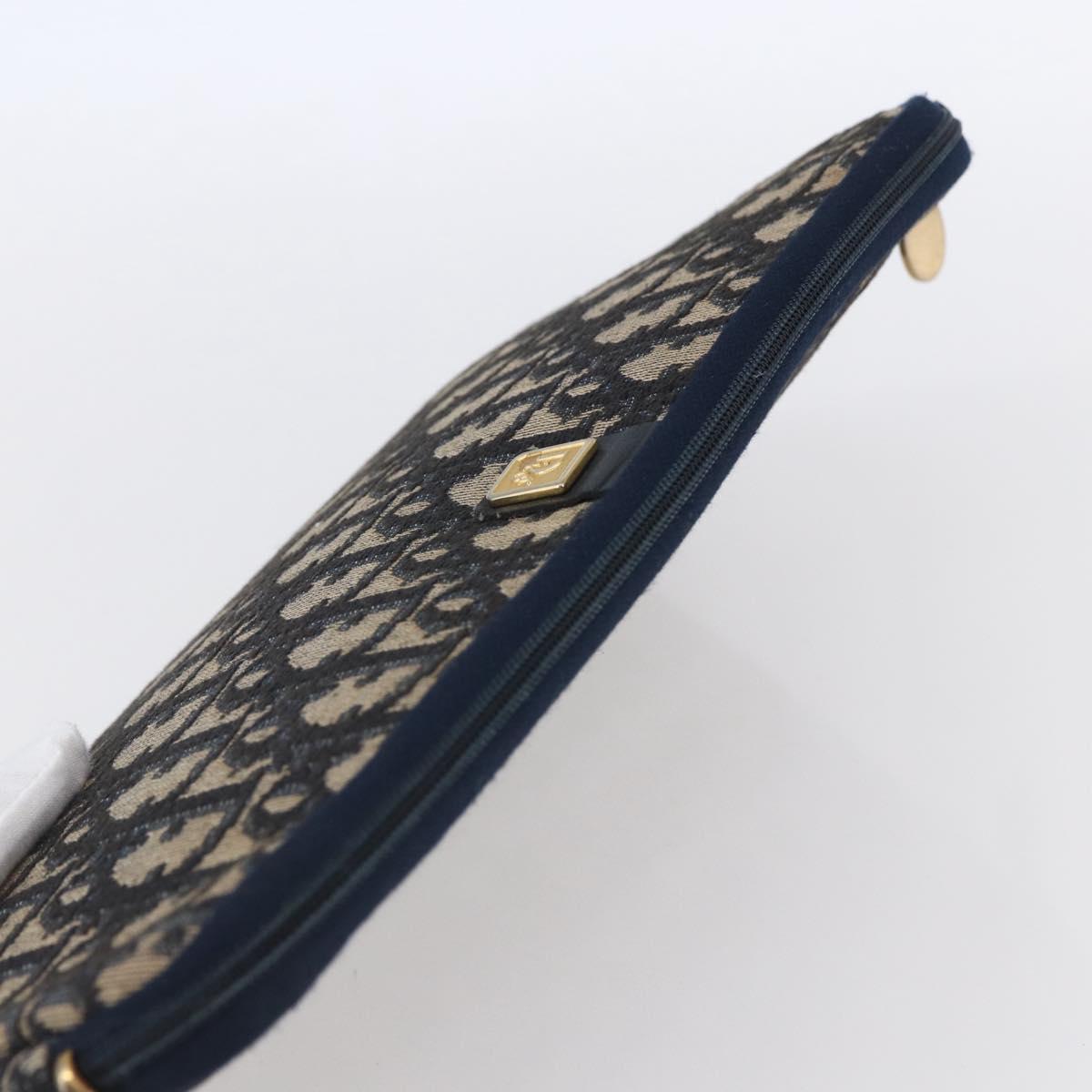 Dior Navy Monogram Clutch