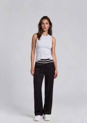 Chanel Black and White Pants