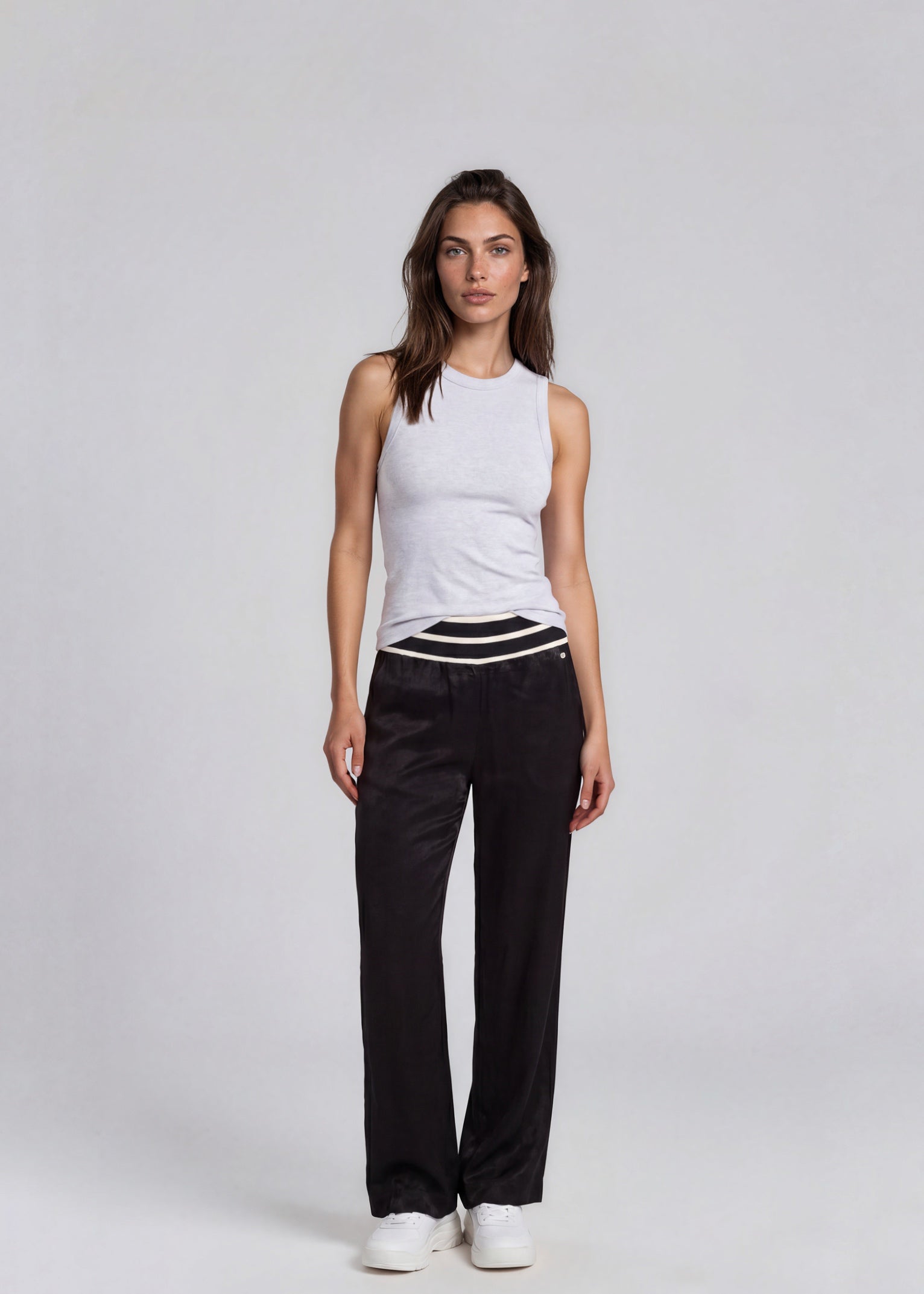 Chanel Black and White Pants