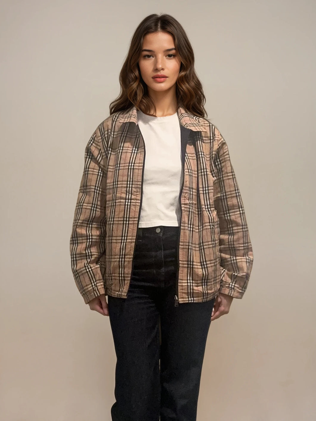 Burberry Nova Check Reversible Bomber