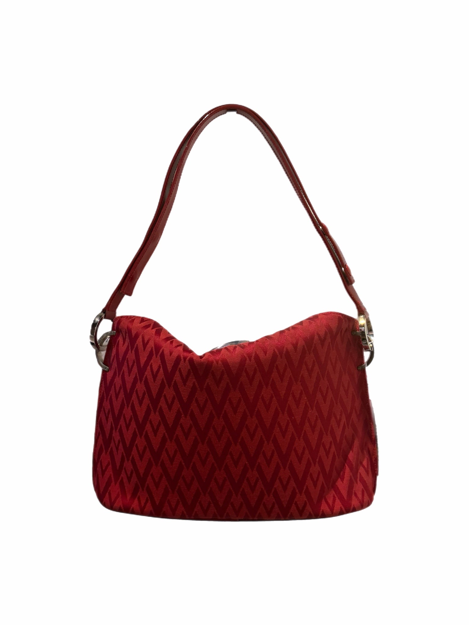 Valentino Red Monogram Shoulder Bag