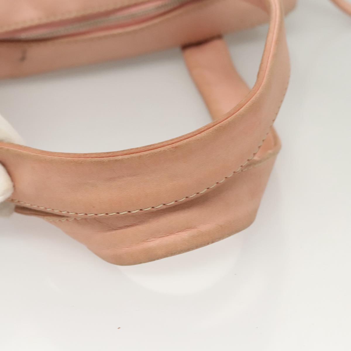 Chanel Pink and Raffia Shoulder Bag