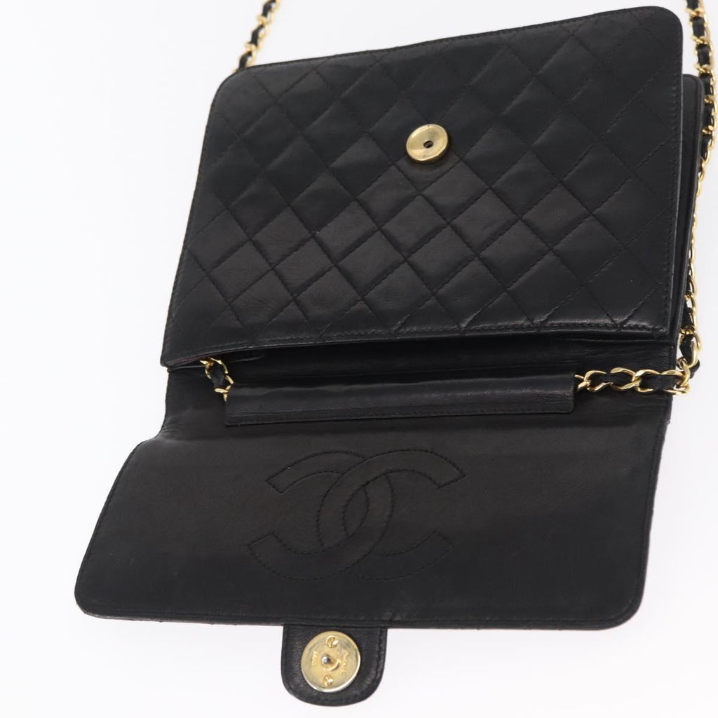 Chanel Black Leather Flap Bag