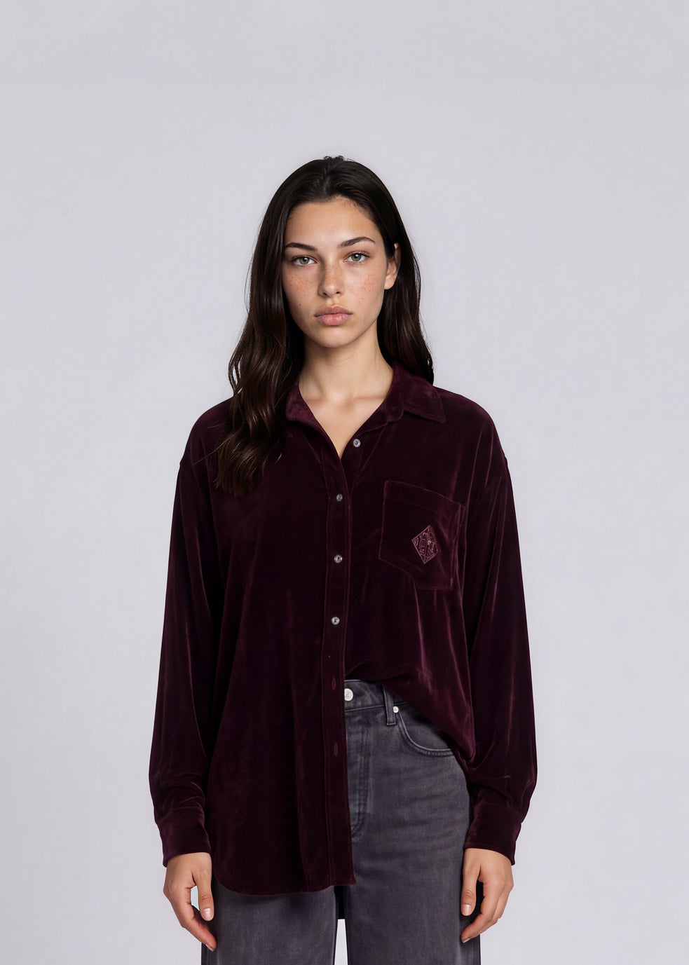Ralph Lauren Brown Velvet Overshirt