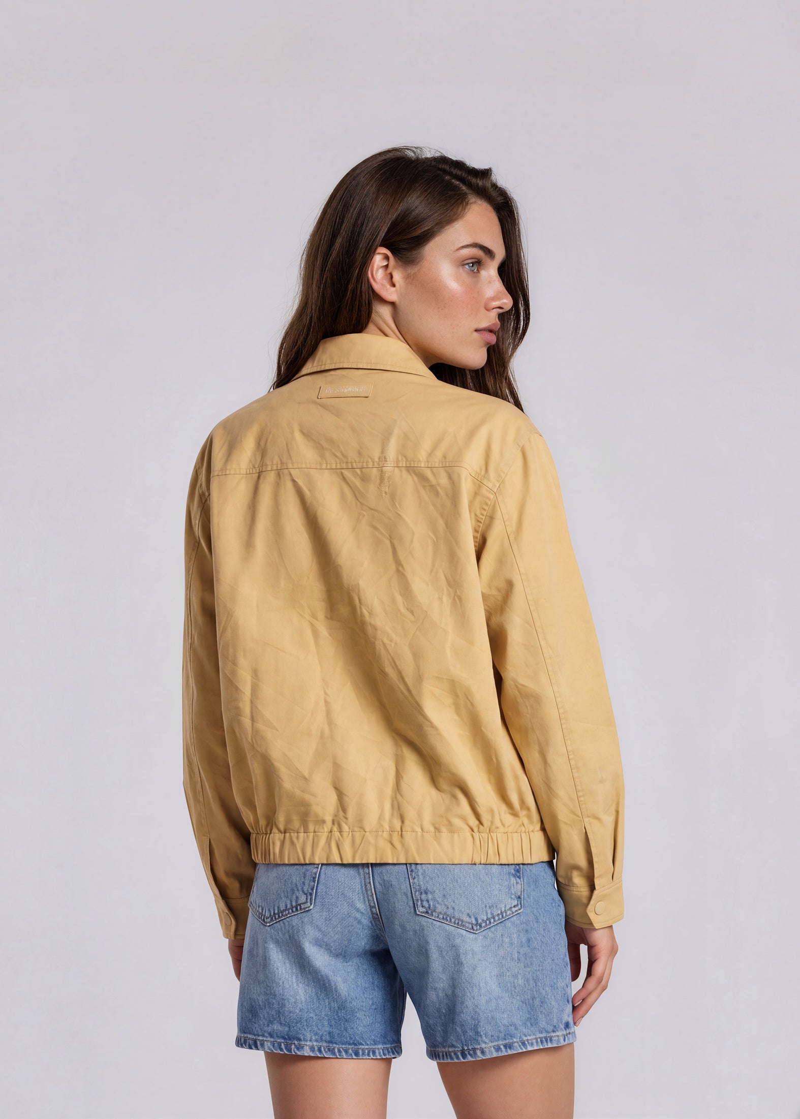 YSL Golden Yellow Windbreaker Bomber