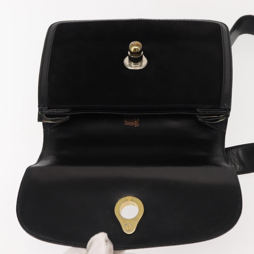 Gucci Black Suede Shoulder Bag