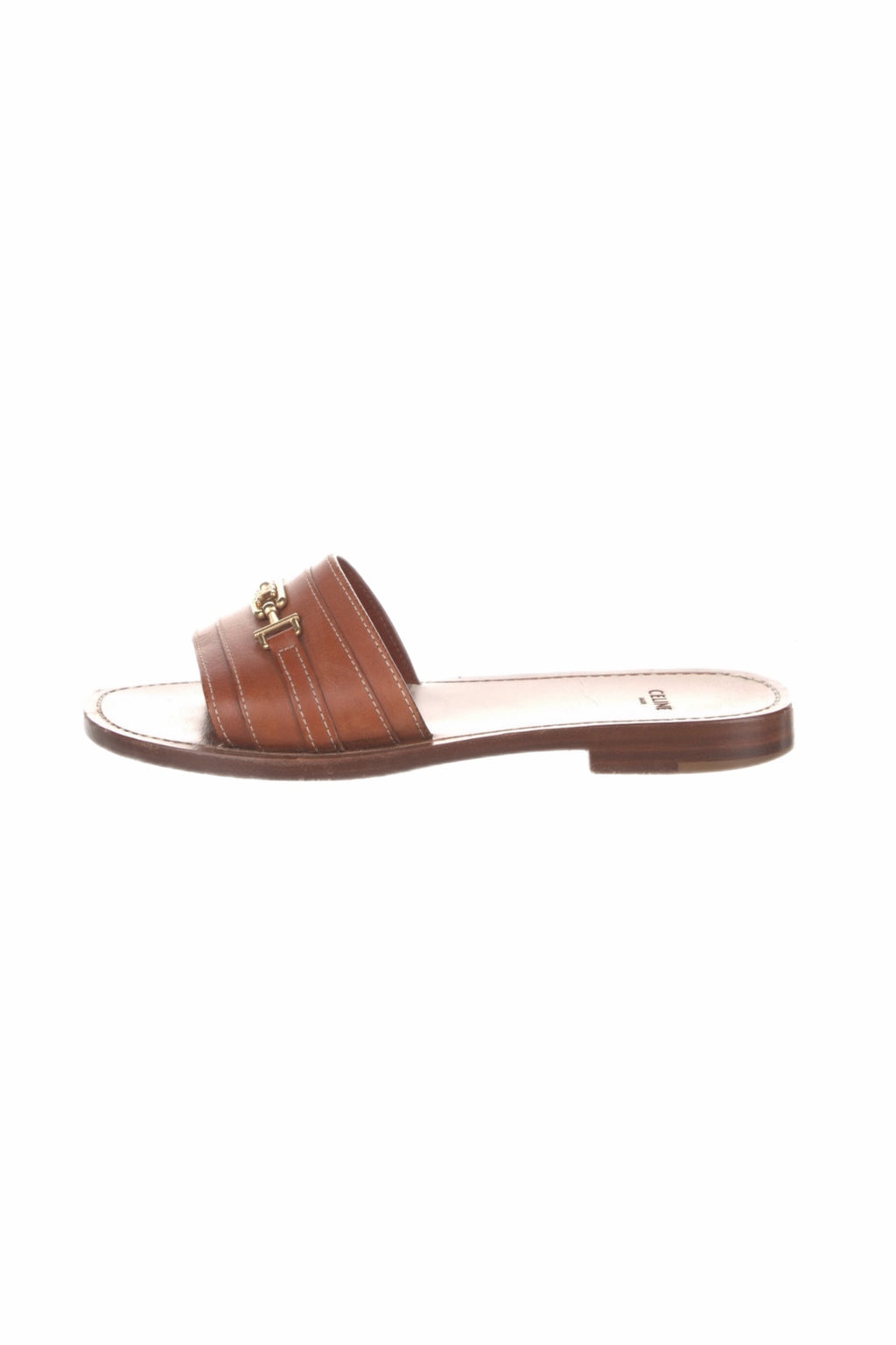 Celine Brown Triumph Slides