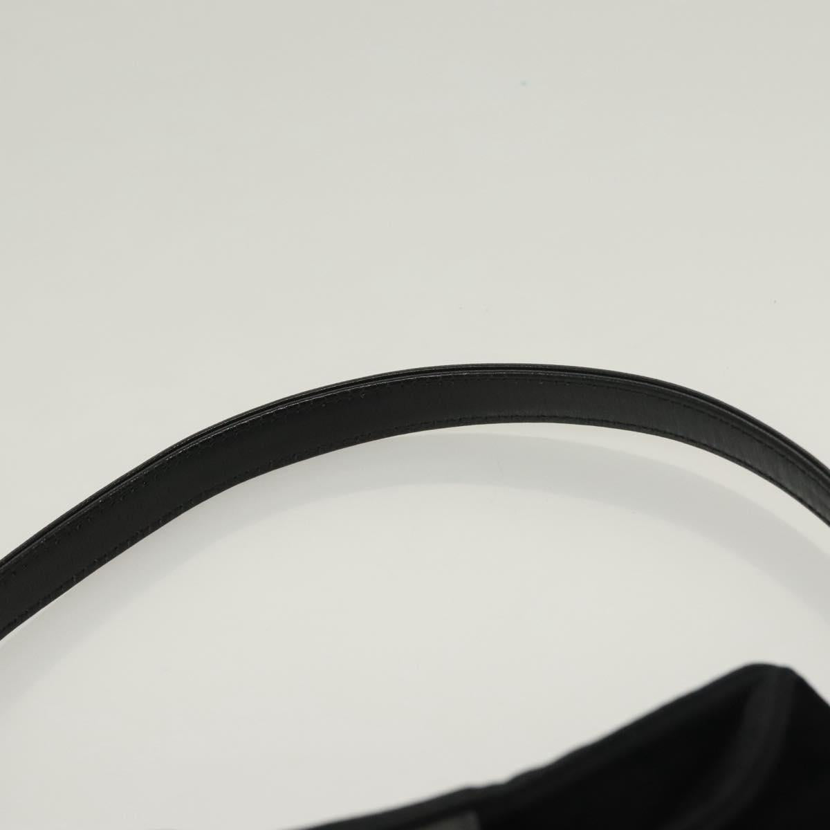 Fendi Black Rounded Baguette