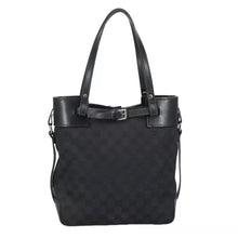 Load image into Gallery viewer, Gucci Black Monogram Tote
