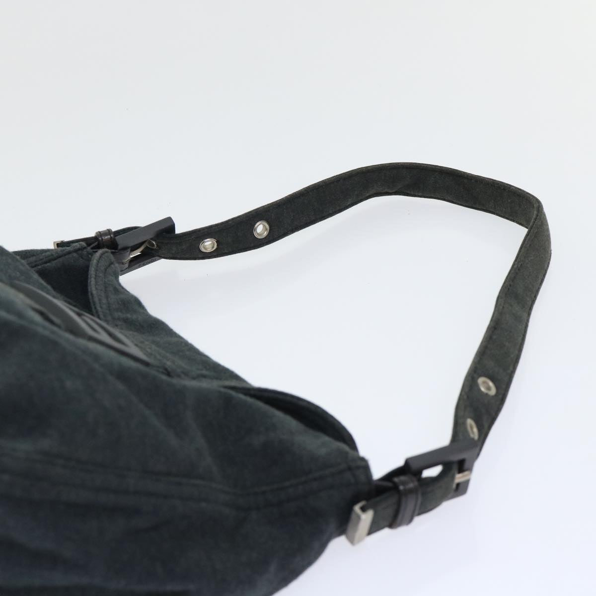Fendi Grey Rounded Baguette