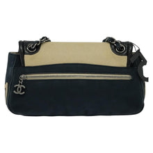 Load image into Gallery viewer, Chanel Navy Canvas Shoulder Bag
