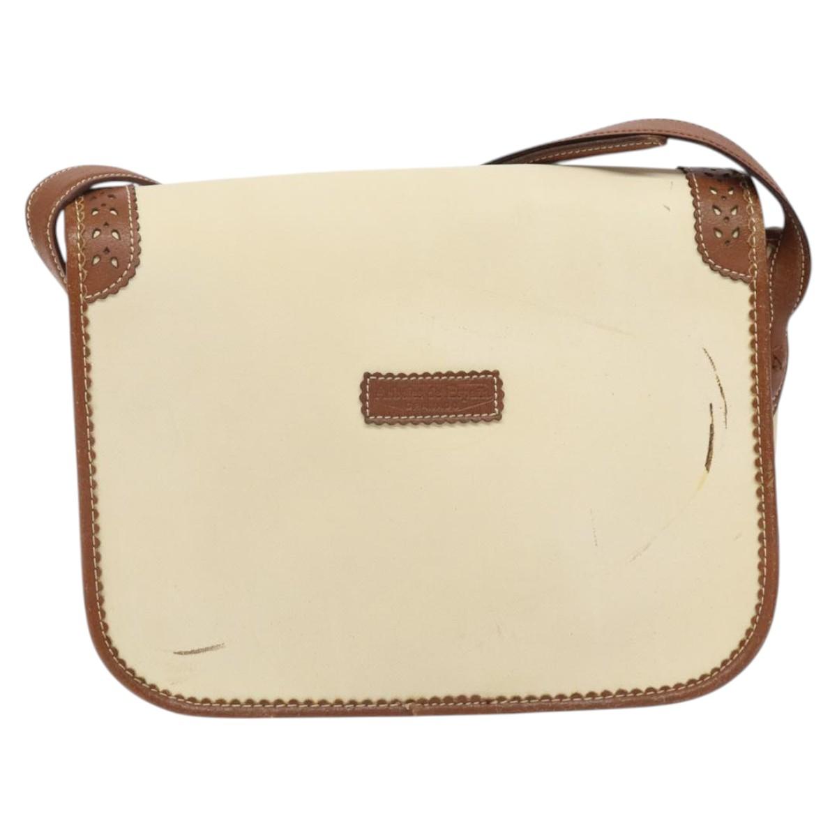 Loewe Cream and Brown Crossbody