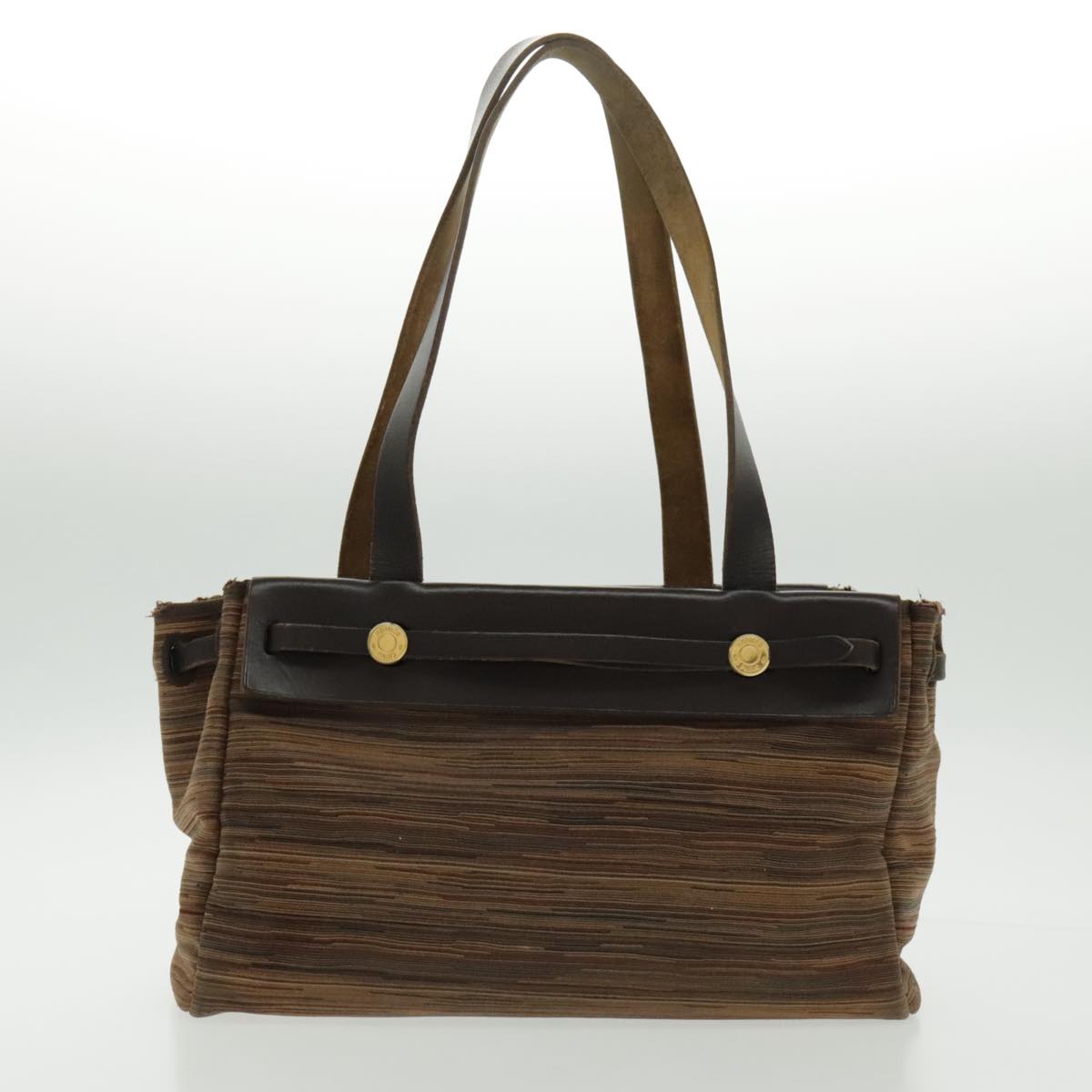 Hermès Herbag Green and Brown