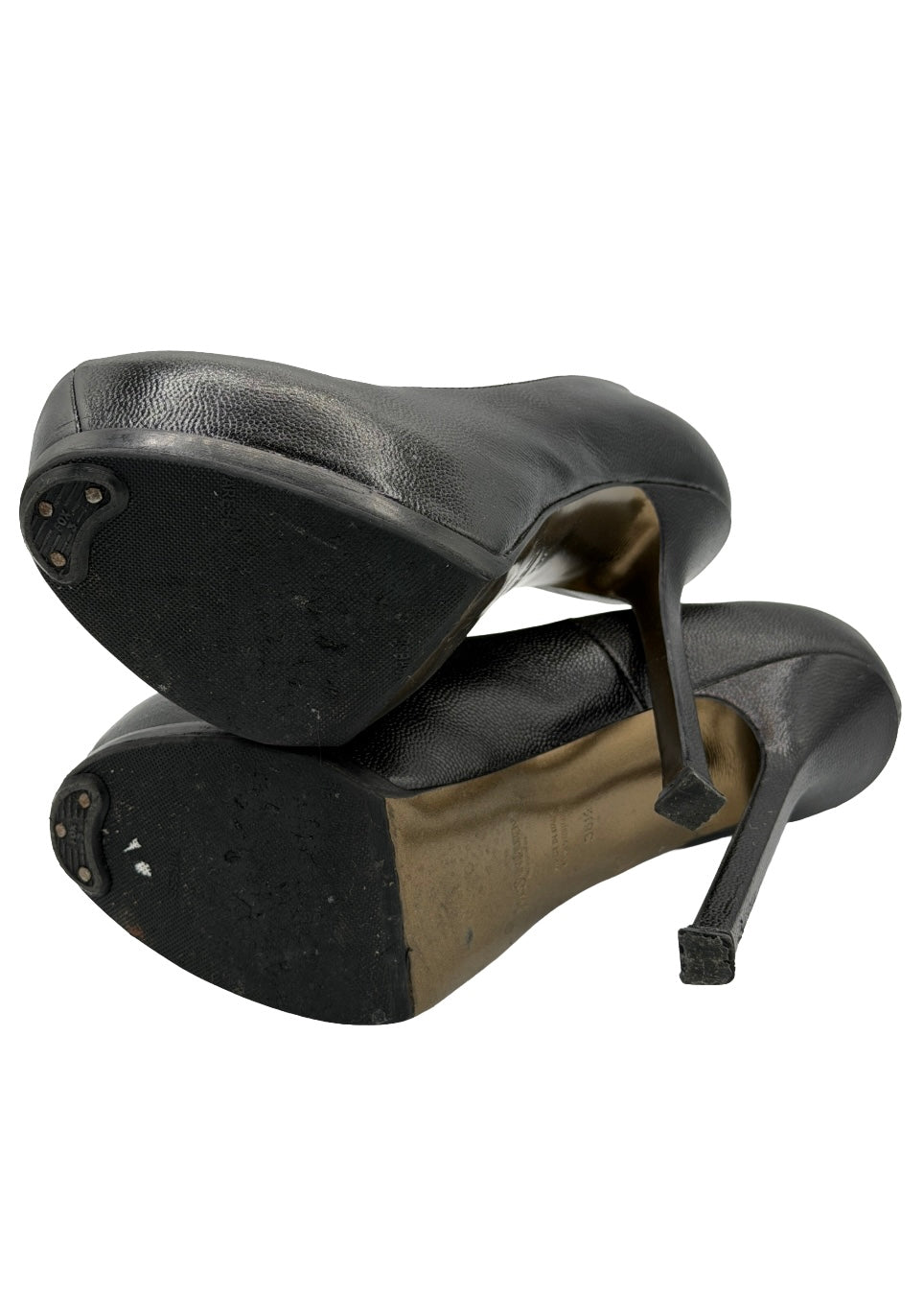Saint Laurent Black Platform Pumps