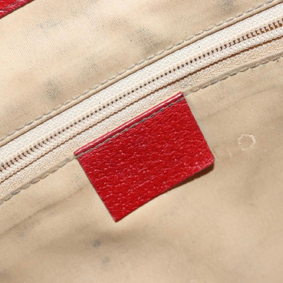 Gucci Red Leather Jackie Bag