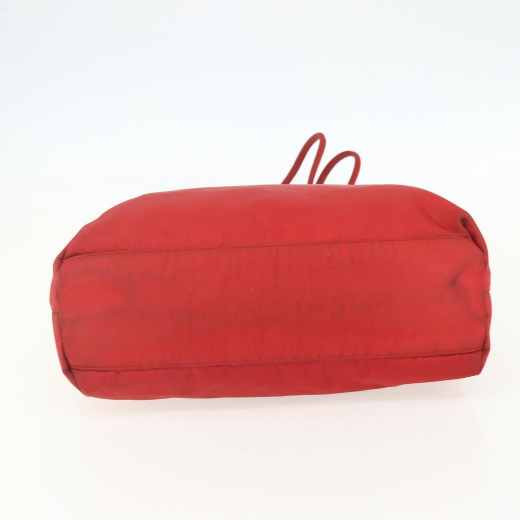 Prada Red Nylon Tote
