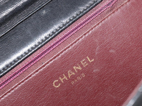 Chanel Black Leather Flap Bag