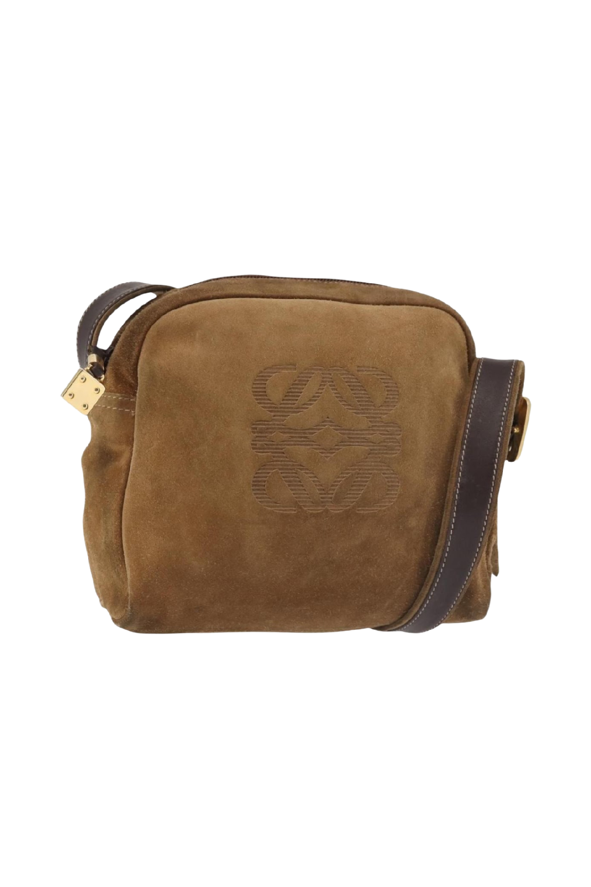 Loewe Tan Suede Crossbody